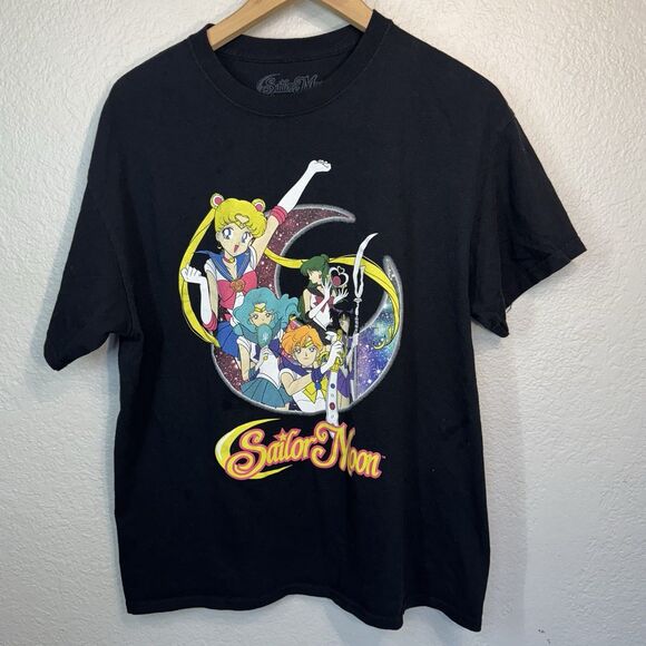 Sailor Moon Anime TV Series Guardians Kawaii Japan Official T Shirt Women Large - Picture 1 of 8